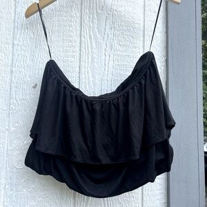 NWT Anthropologie strapless flounce top.